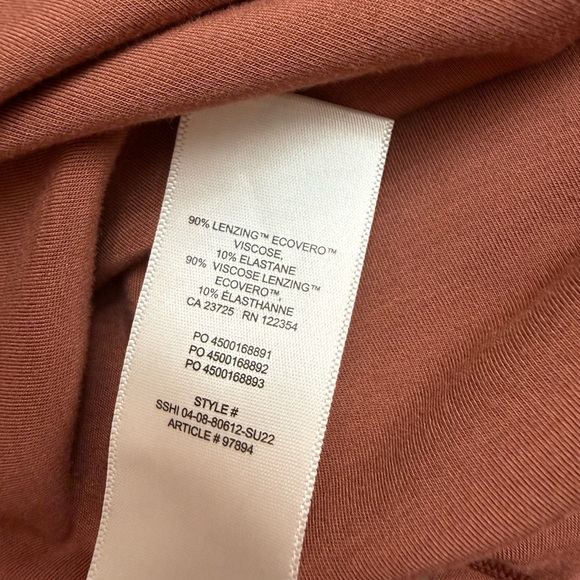 Aritzia Wilfred Saturn Mini Dress XS Anise Brown - Picture 8 of 9